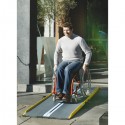 Rampa leggera per disabili pieghevole lunghezza 70 cm