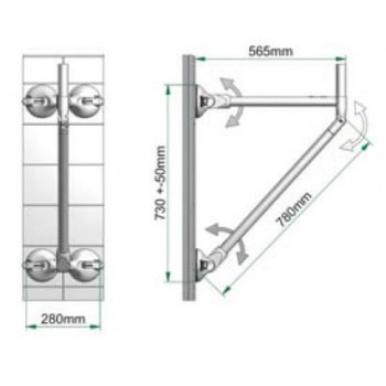 MANIGLIONE A VENTOSA QUATTRO POWER SUPPORT