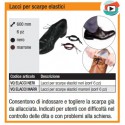 LACCI ELASTICI PER SCARPE per anziani e disabili