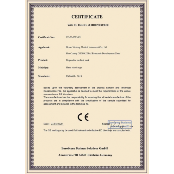 mascherine chirurgiche monouso certificate CE