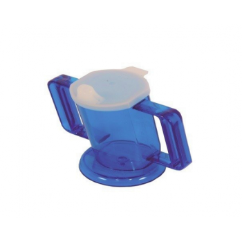 Bicchiere per disabili con beccuccio ed impugnature VQ HANDYCUP