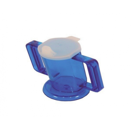 Bicchiere per disabili con beccuccio ed impugnature VQ HANDYCUP