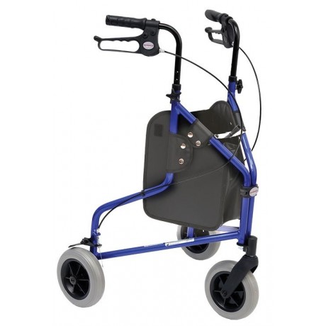 deambulatore rollator 3 ruote pieghevole Rolly Delta Wimed