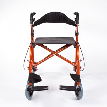 deambulatore rollator e carrozzina per anziani e disabili Kometa City Partner 2 in 1 Mediland