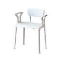 Sedia doccia regolabile in altezza con schienale e braccioli Wimed 24010004