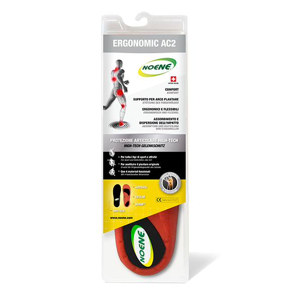 Solette Noene N02 Universal - Nero Taglia 44 Per Comfort E Ammortizzazione - Foto 4