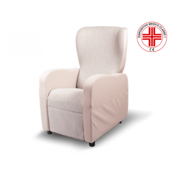 Fodera Impermeabile Per Poltrona Relax Con Tasche Laterali E Fondo Antiscivolo - Grigio Chiaro
