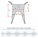 misure imbragatura standard sollevatore Vassilli