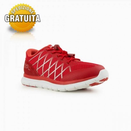 Scarpe donna colore rosso YDA Optima Molliter