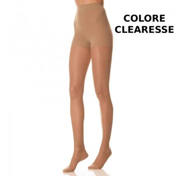 calze elastiche 70 den colore clearesse punta chiusa