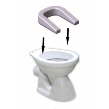 Rialzo per WC e bidet per anziani e disabili H 6 cm