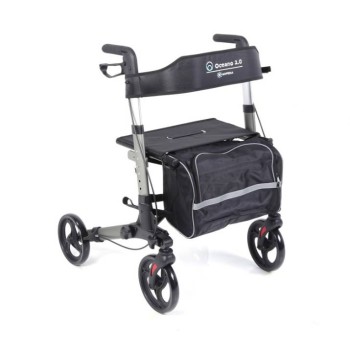 Rollator pieghevole in alluminio verniciato 4 ruote OCEANO 2.0 RP545G